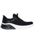 Pantofi sport, dama, SKECHERS SLIP-INS BOBS SPORT ARC WAVES 2.0 NOW IT 117638-BLK negru, textil